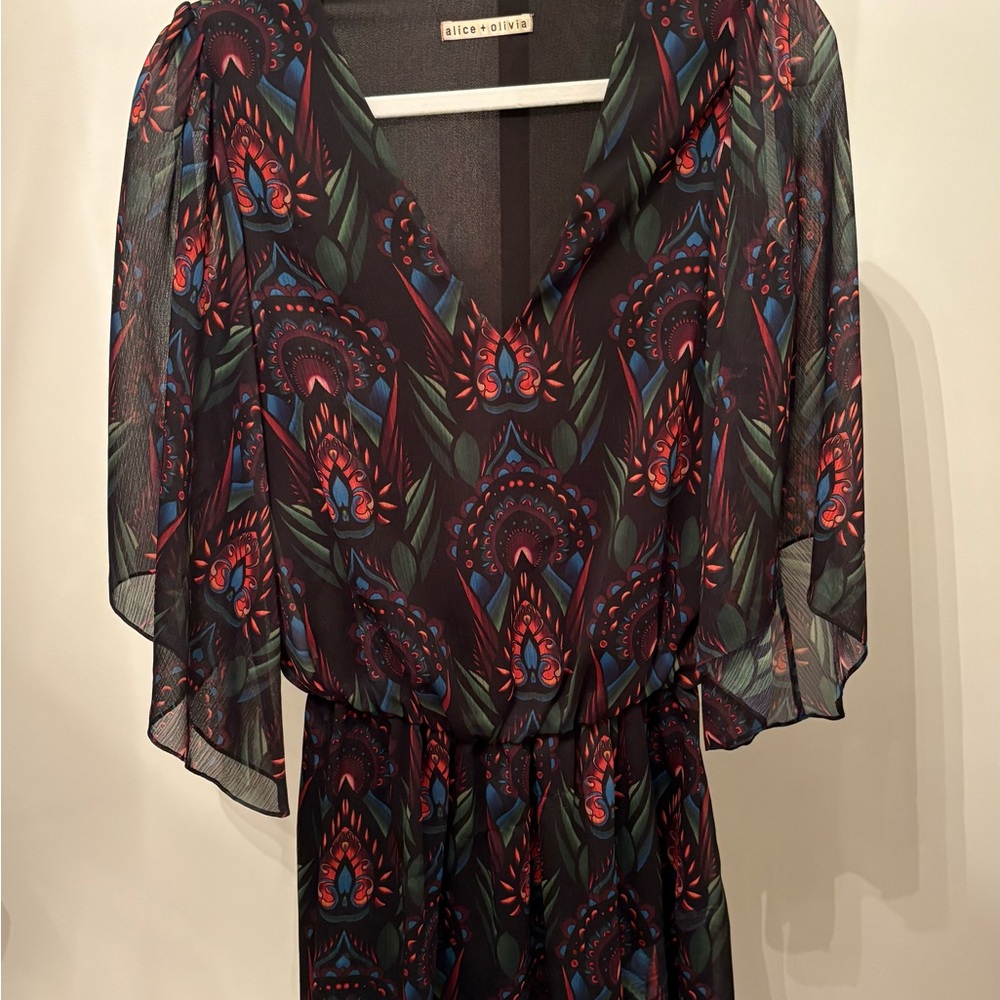 Alice + Olivia LYLA blouson dress